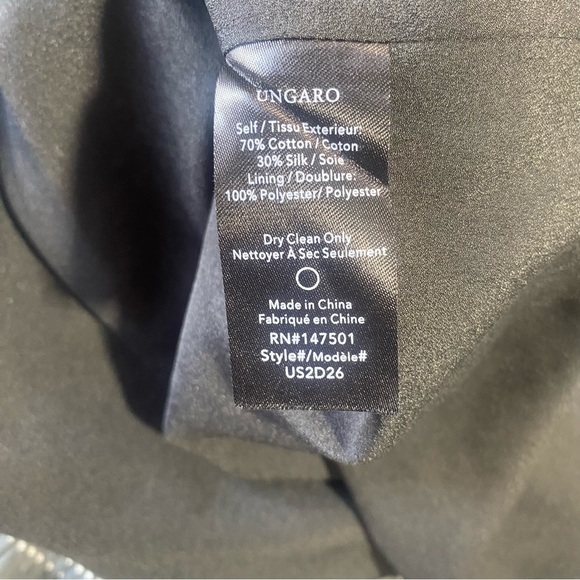 Emanuel Ungaro Denise Black Polka Dot Midi Dress | Size S | $695 Retail - Picture 5 of 14